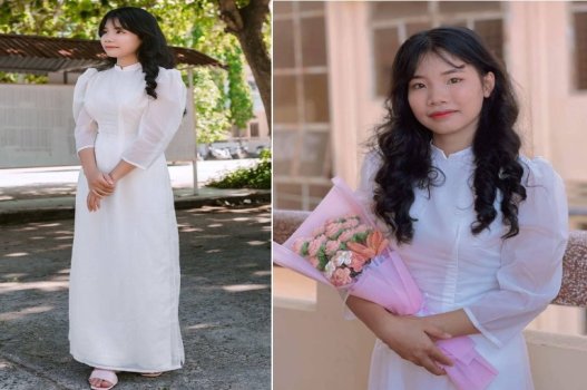 Áo dài quyến rũ khêu gợi cực kỳ nóng bỏng